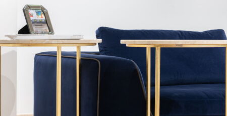 crushed velvet chair