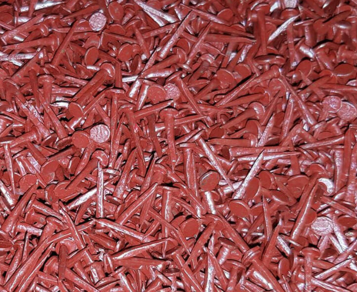 13mm Cut Gimp Pins Red Advanced Upholstery
