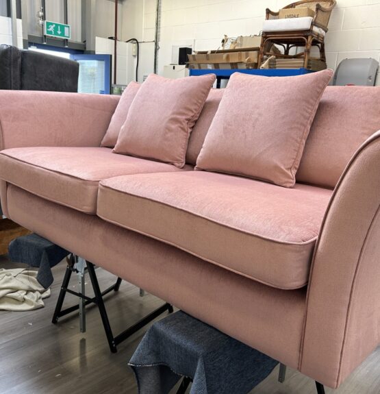 new sofa recovered