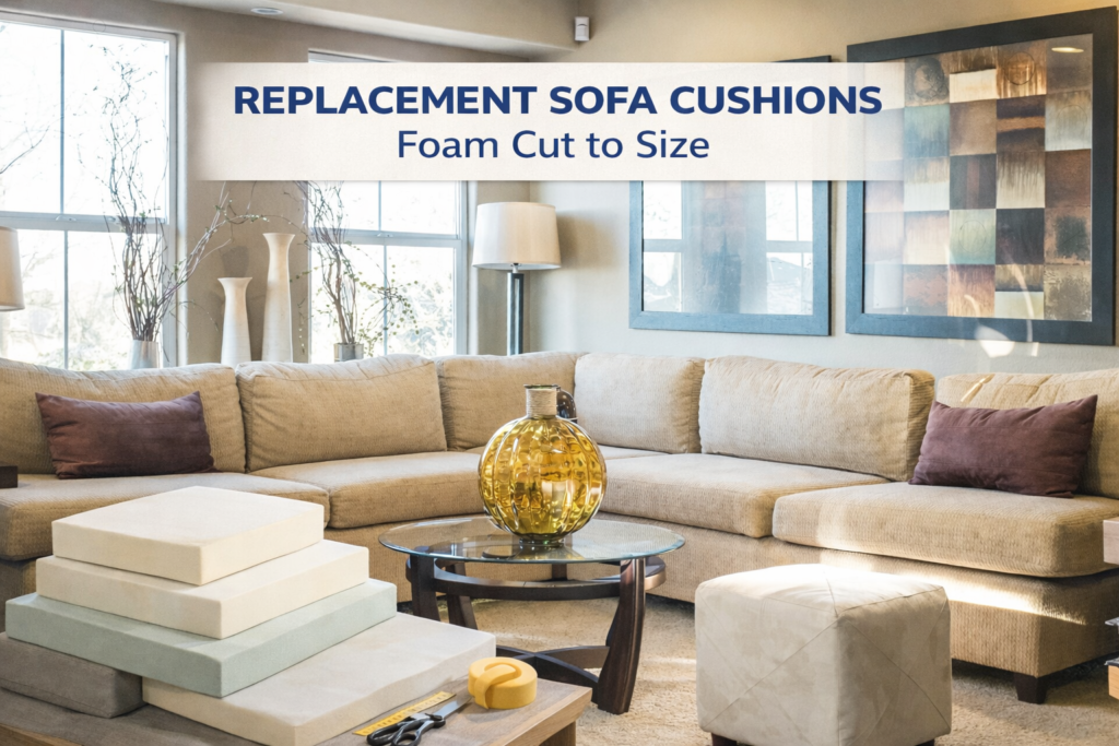 Custom sofa cushions for your living room